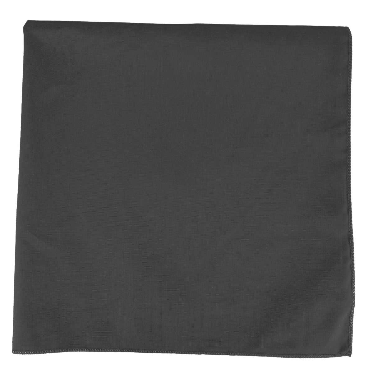 cotton bandanas in black, made in the USA