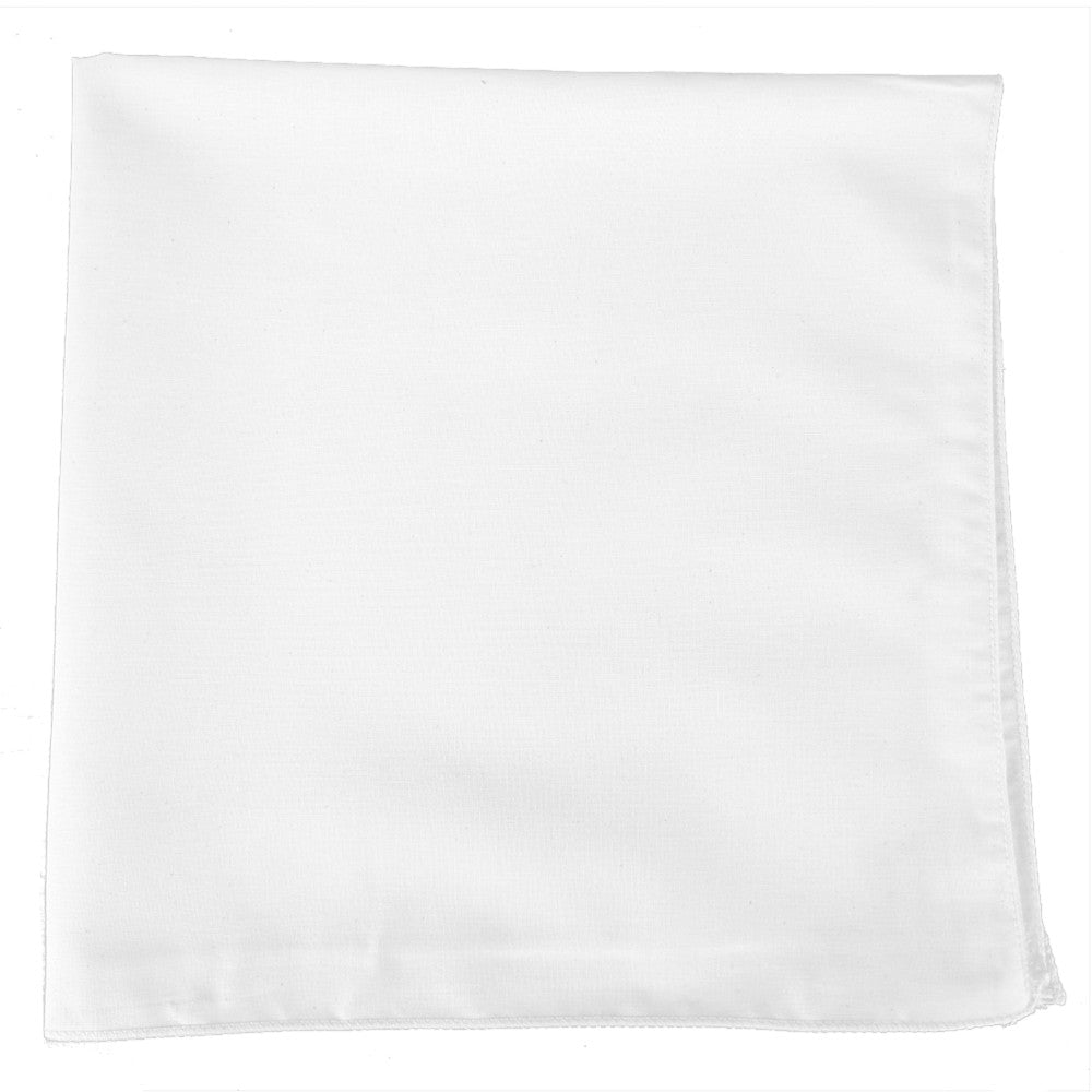 dyeable cotton bandanas in white, made in the USA