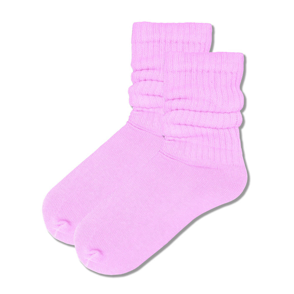 Midsize Junior Slouch Socks, light pink