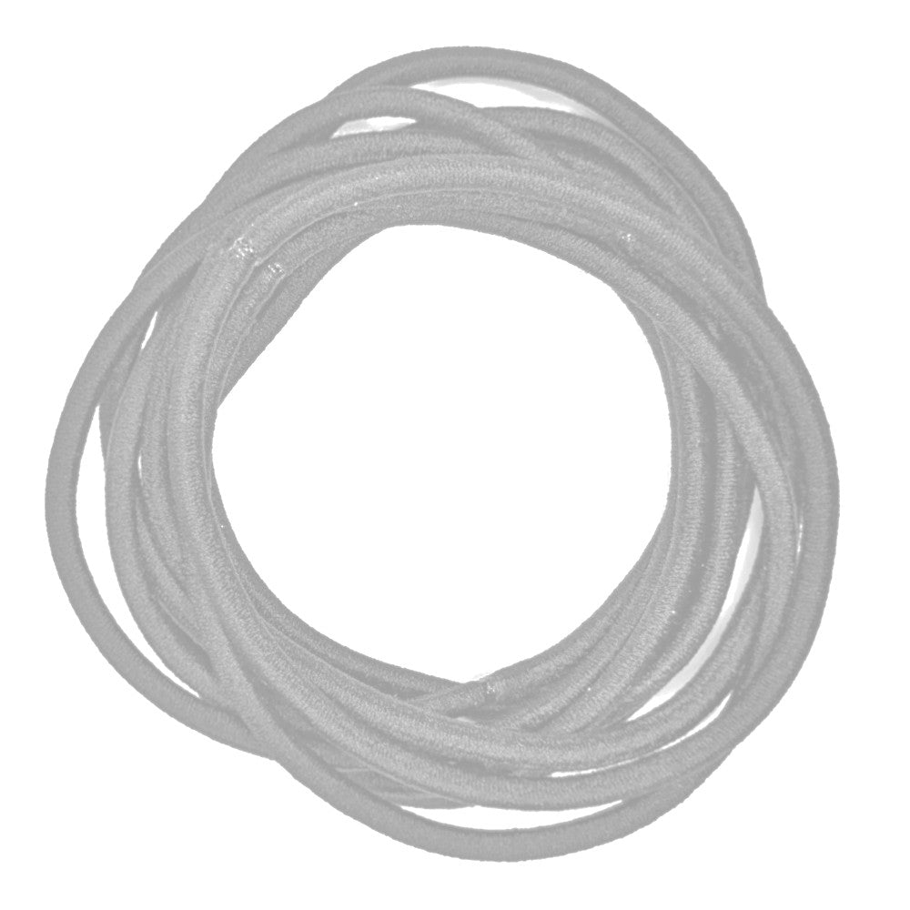 oversized ponytail hair ties, white