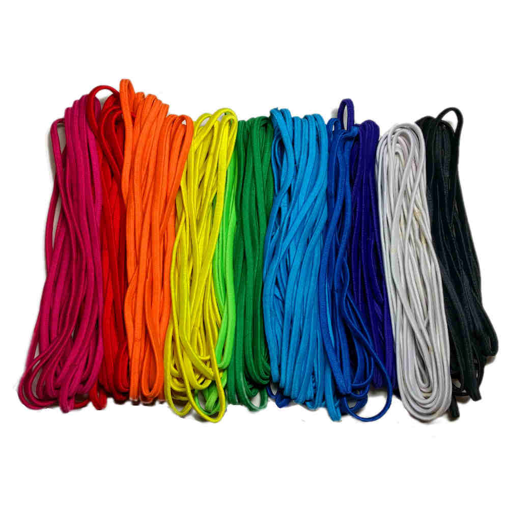 Thin elastic headbands in a skinny size