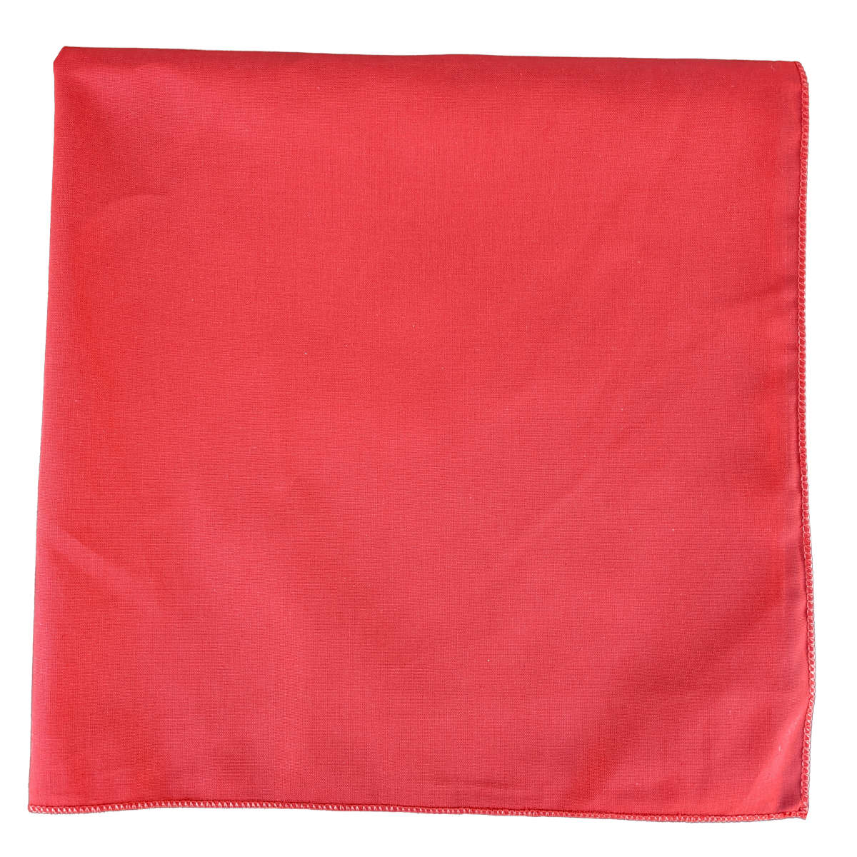cotton bandanas in red, made in the USA
