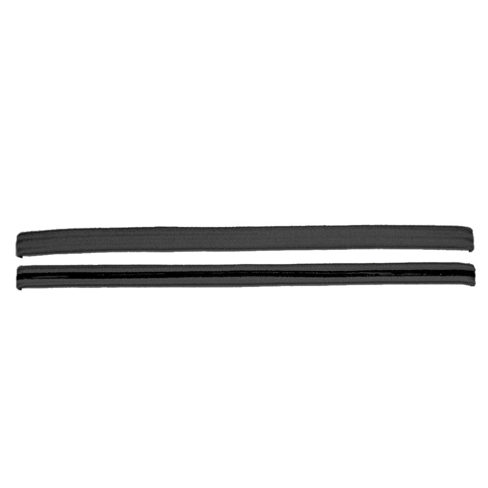 silicone grip elastic headbands, black
