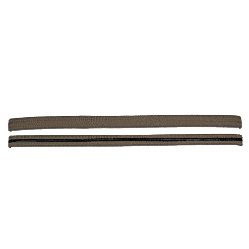 silicone grip elastic headbands, brown