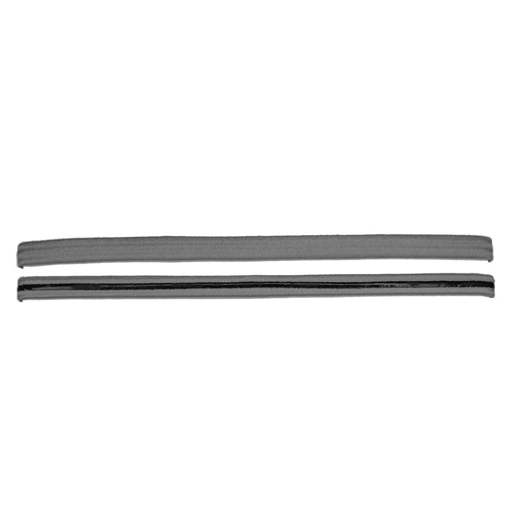 silicone grip elastic headbands, grey