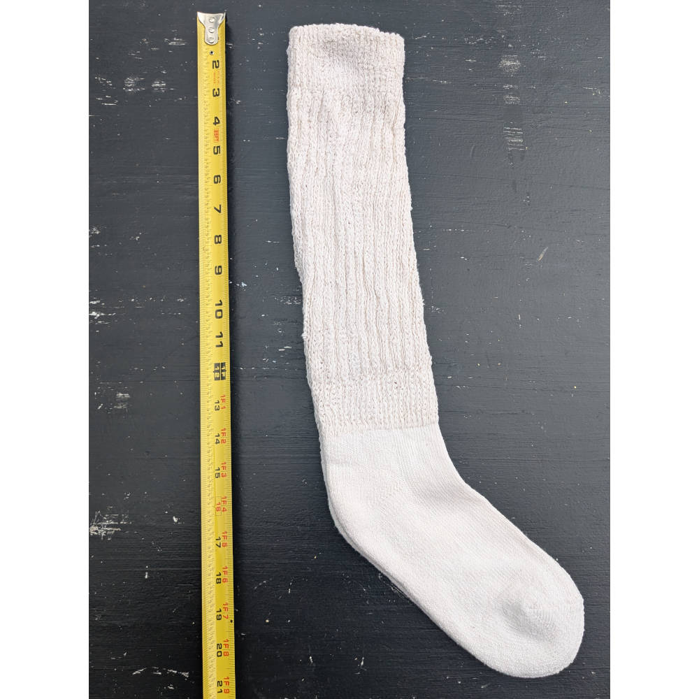 thick slouch socks, measurement