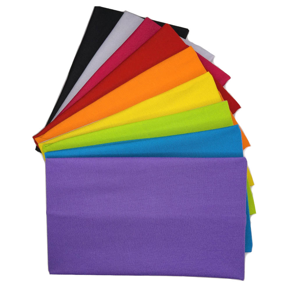 5 inch wide super soft knit headbands, rainbow assortment