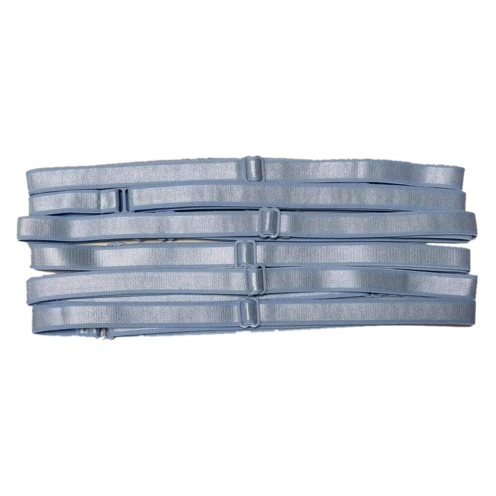 adjustable bra strap headbands, light blue