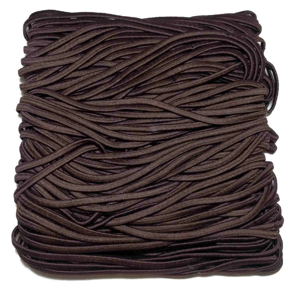 Skinny elastic headbands, brown