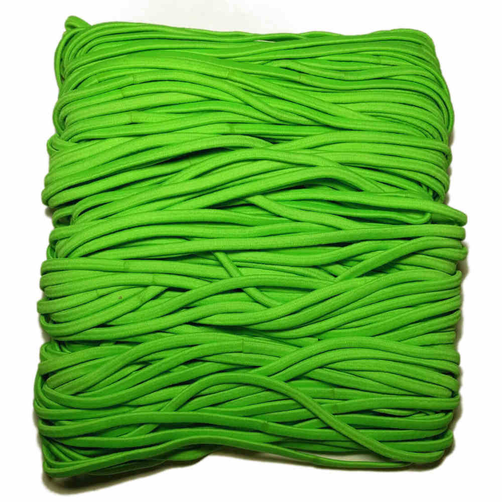 Skinny elastic headbands, lime green