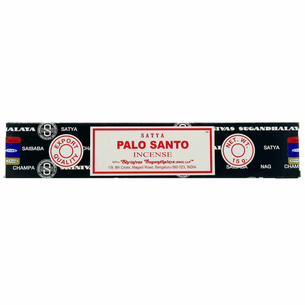 satya incense sticks, palo santo