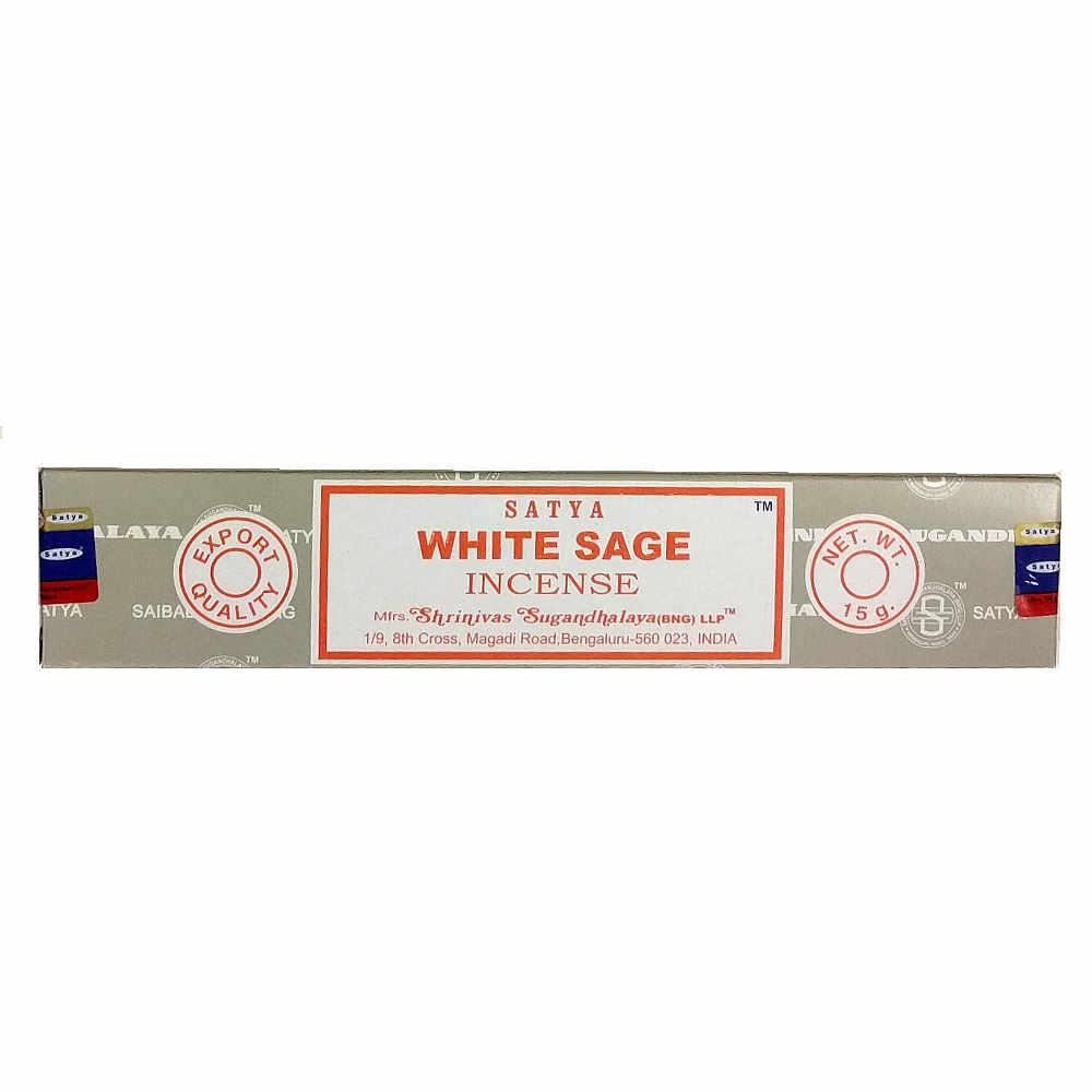 satya incense sticks, white sage