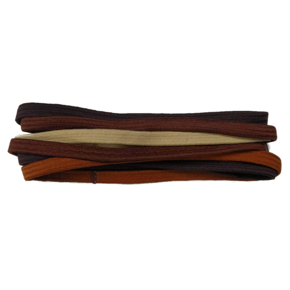 thick elastic headbands, neutral assortment