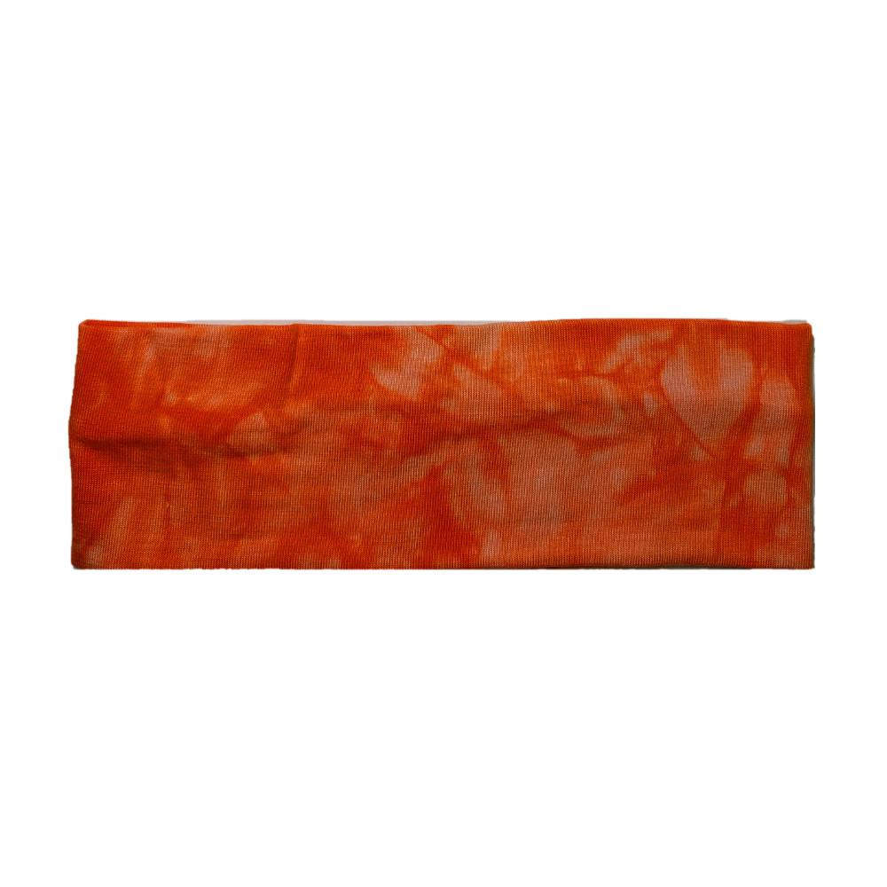 orange  tie dye headbands