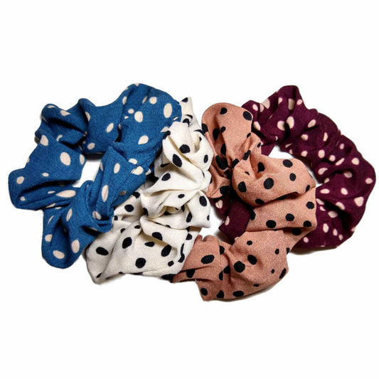 Polka Dot Scrunchies Pack