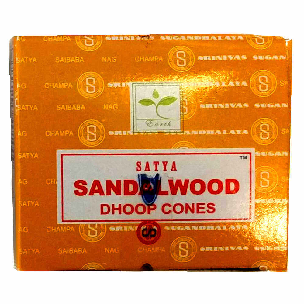 satya sandalwood dhoop cones