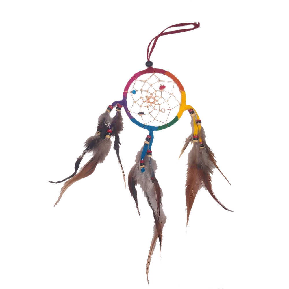 small rainbow dreamcatcher