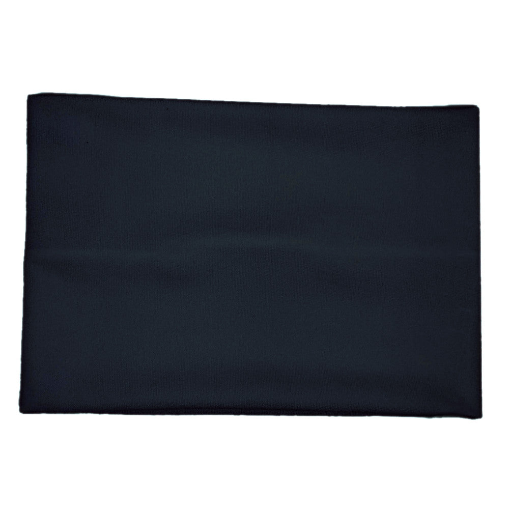 5 inch wide super soft knit headbands, black
