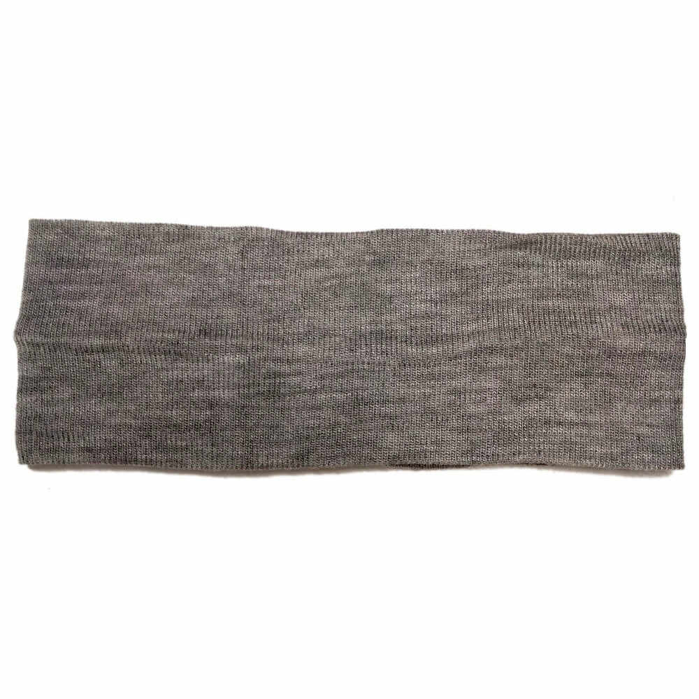 t-shirt knit headbands, heather grey
