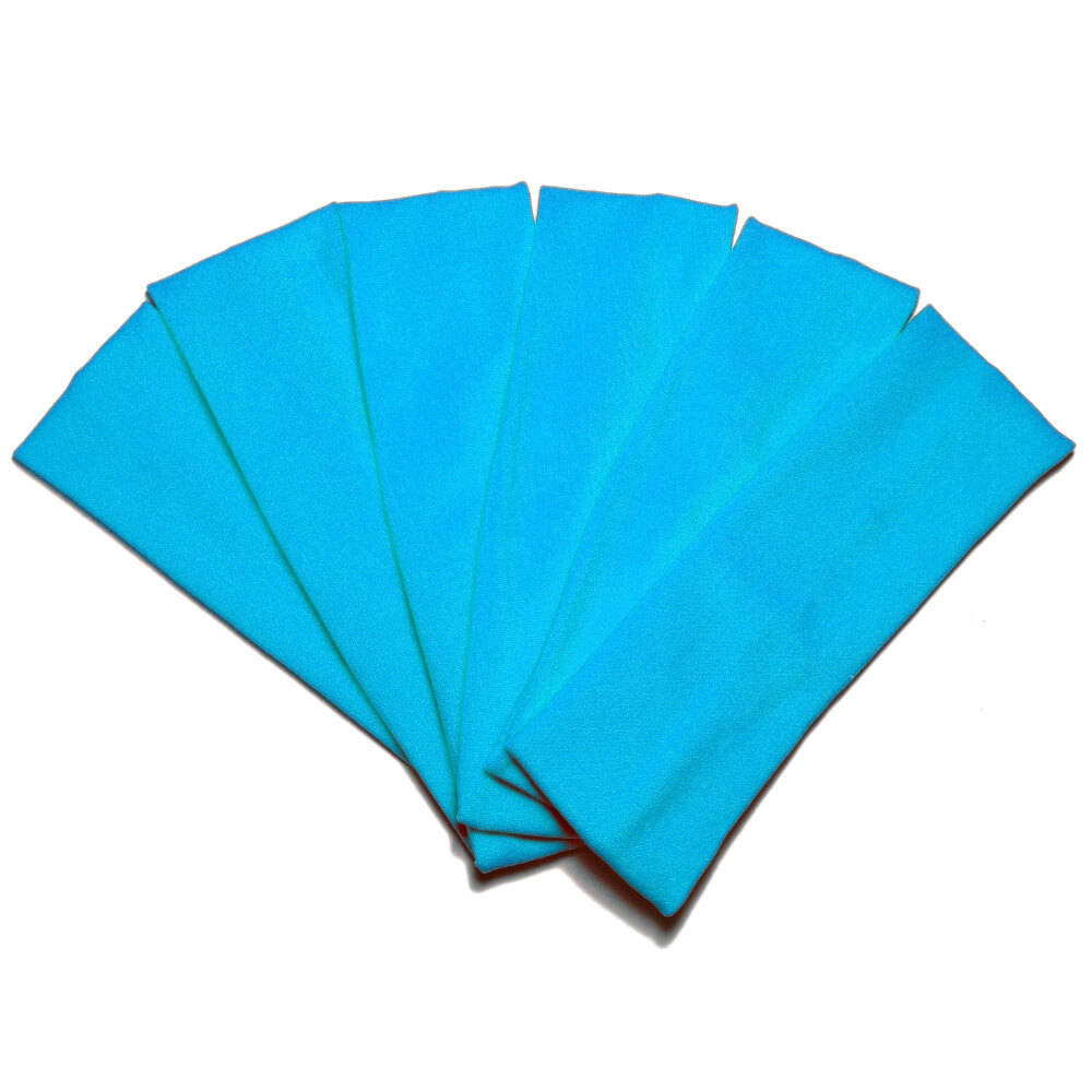 super soft knit headbands, turquoise