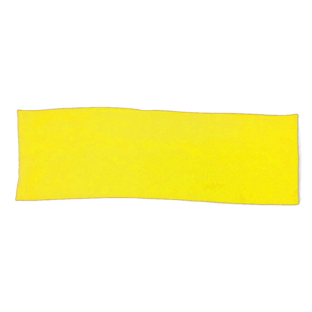 cotton blend knit stretch headbands, yellow