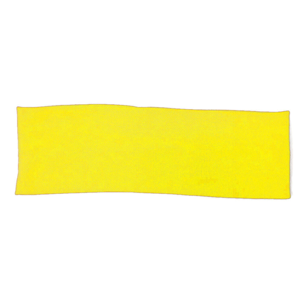 cotton blend knit stretch headbands, yellow