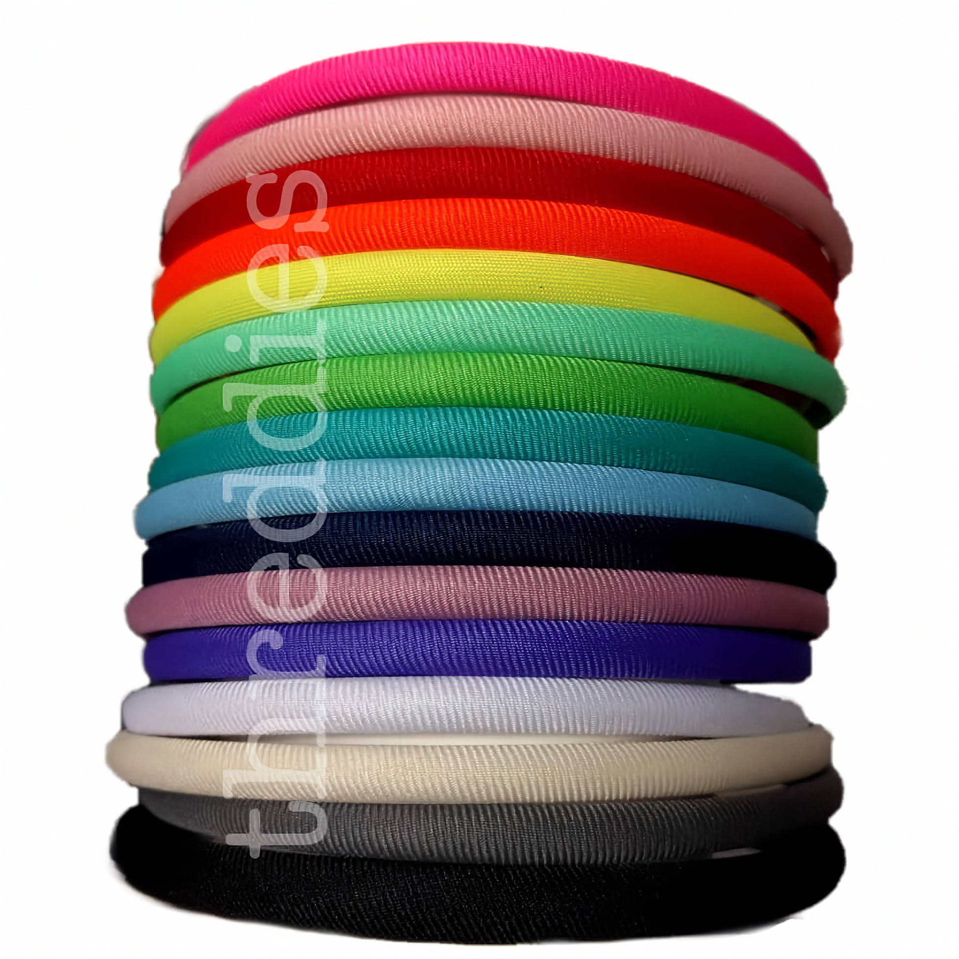 skinny matte headbands in assorted colors