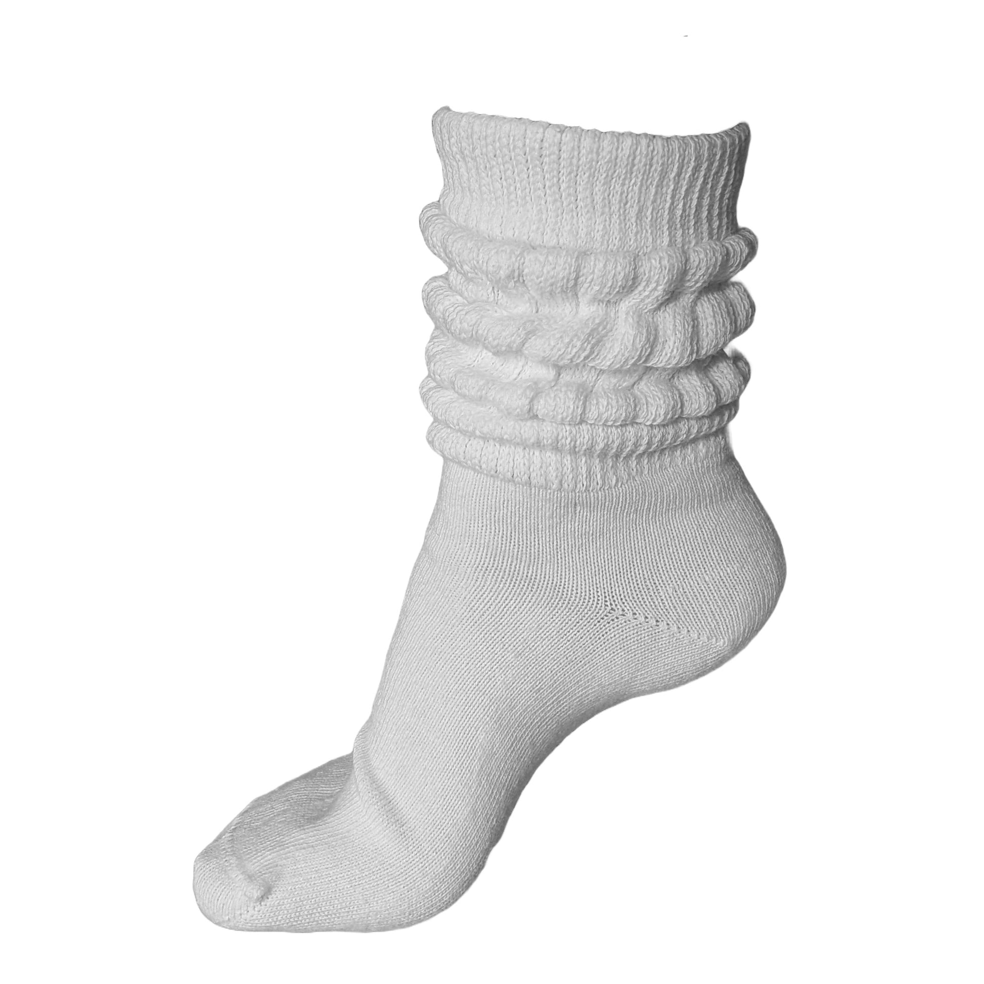 midweight slouch socks, made in the usa