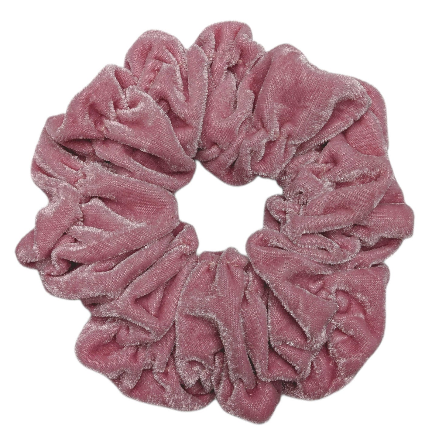 light pink oversized velvet scrunchie