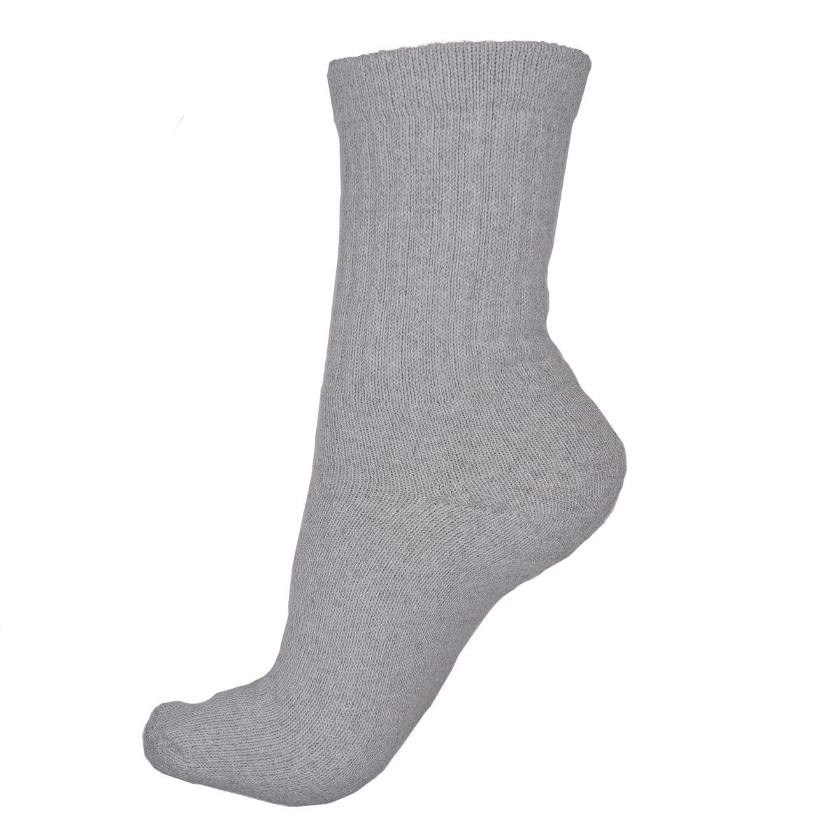 crew socks made in the USA, grey