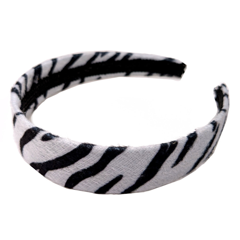 zebra print headband