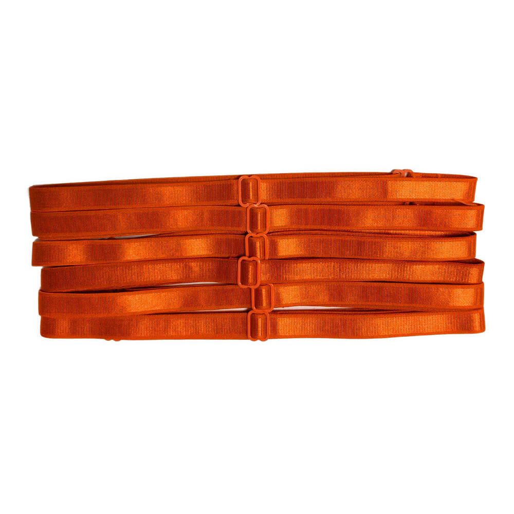 adjustable bra strap headbands, orange
