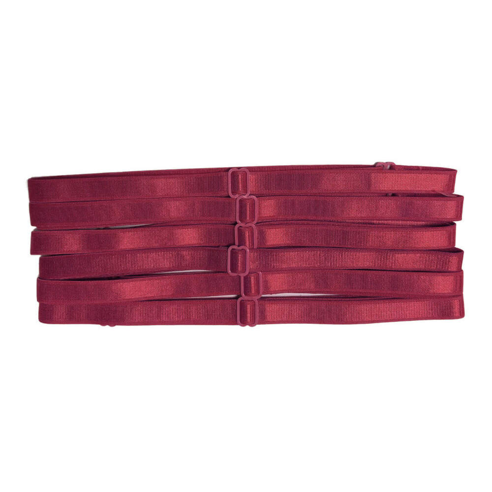 adjustable bra strap headbands, ruby red