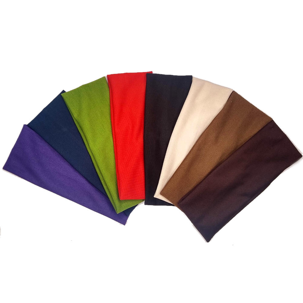 super soft knit headbands, dark colors assortment