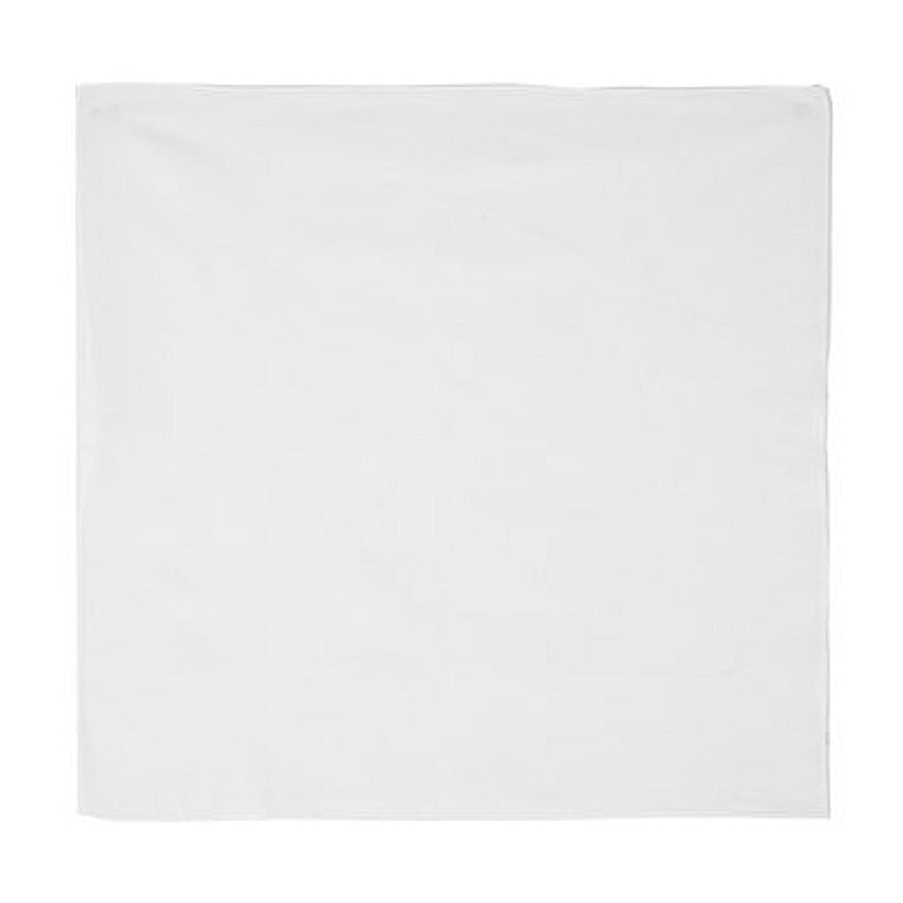 Dyeable White Cotton Bandanas threddies