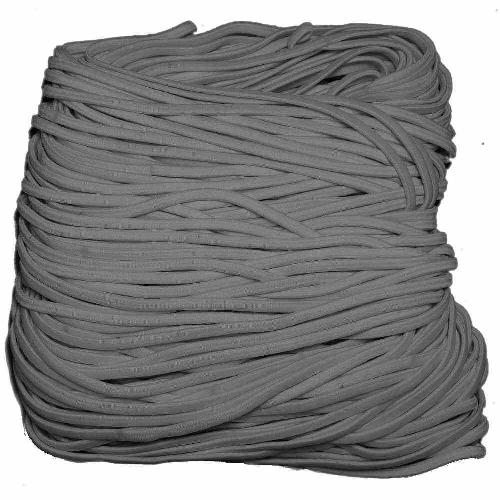 Charcoal Gray - 1/16 inch Elastic Cord