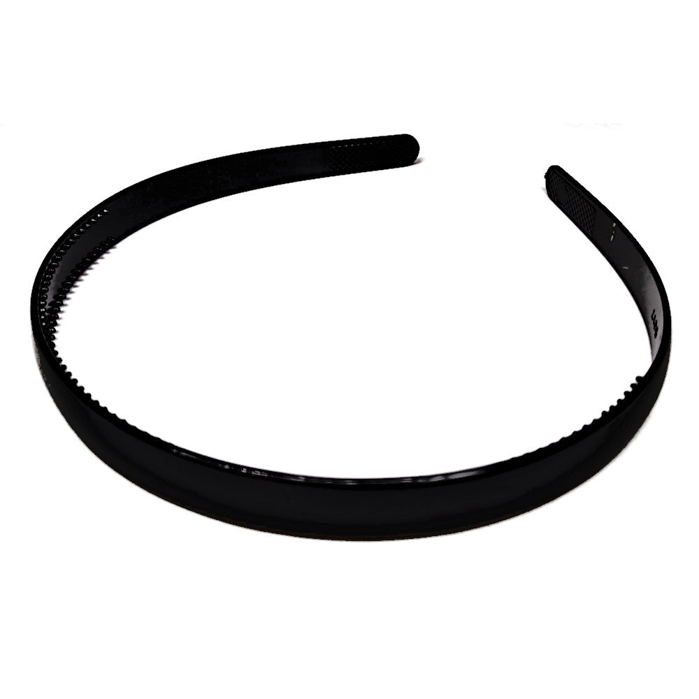 one half inch wide plastic headbands with teeth