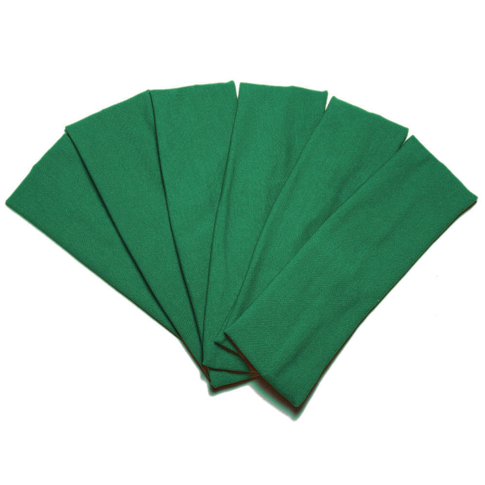 hunter green stretch headbands