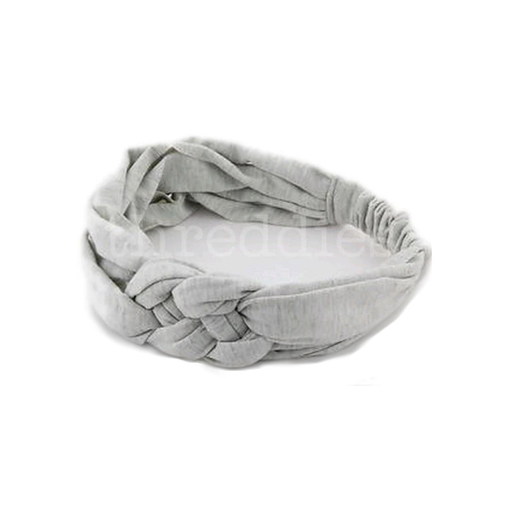 Knotted Jersey Headwrap, grey