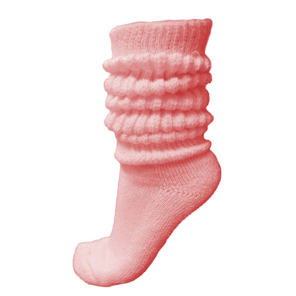 slouch socks, light pink