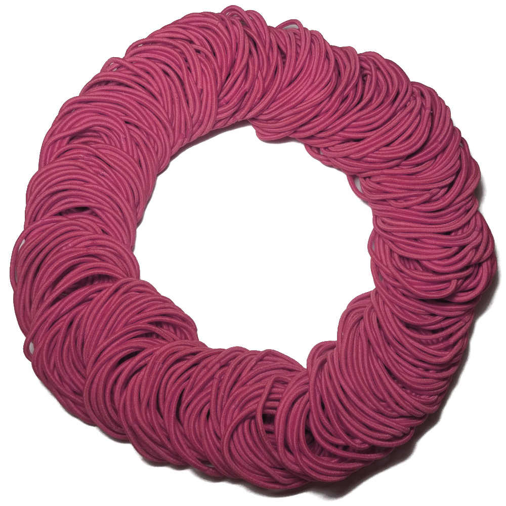 standard 2mm ponytail hair ties, maroon hair elastics