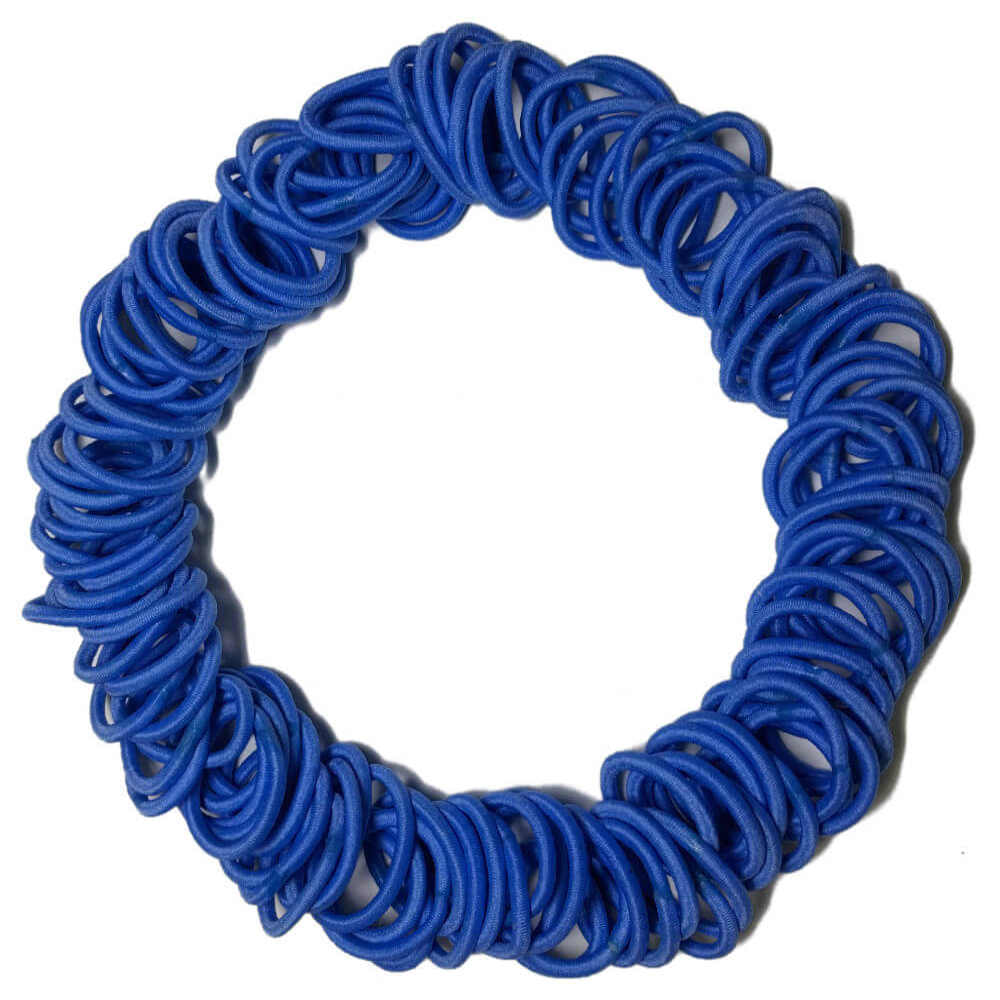 Threddies mini ponytail elastics in royal blue