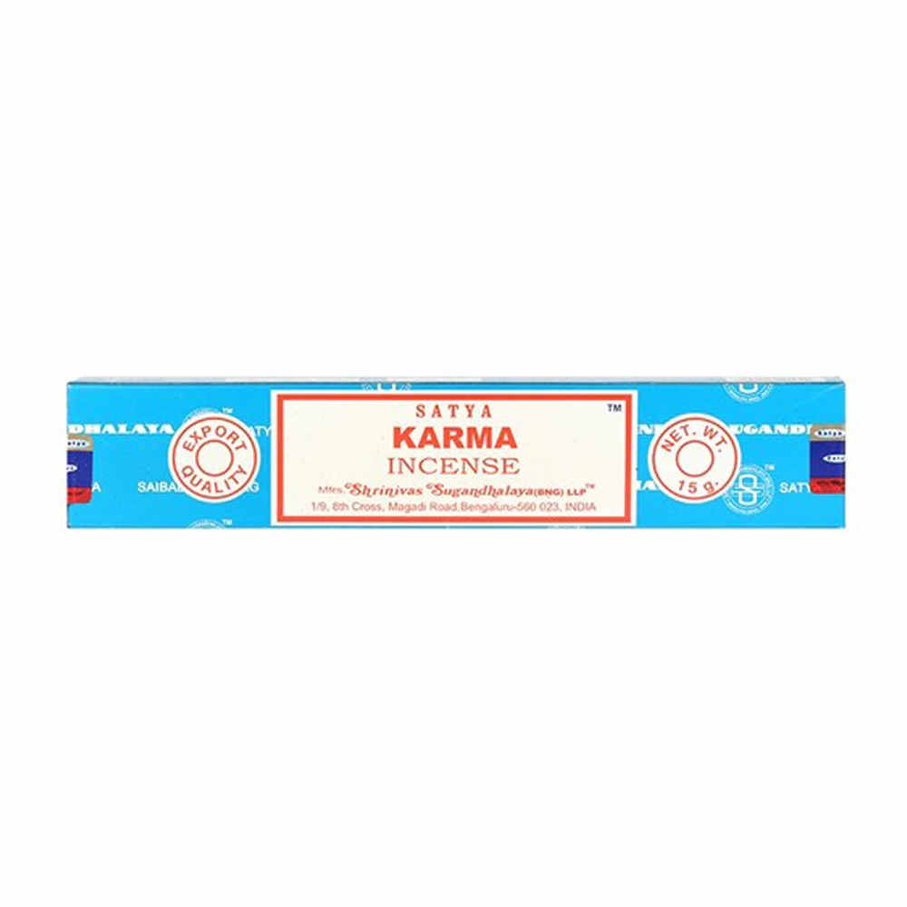 satya incense sticks, karma