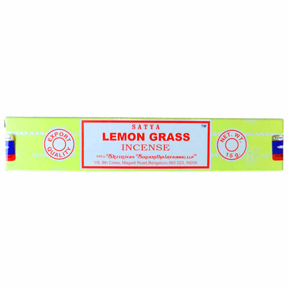 satya incense sticks, lemongrass