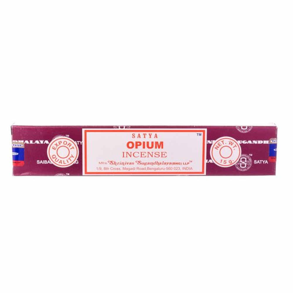 satya incense sticks, opium