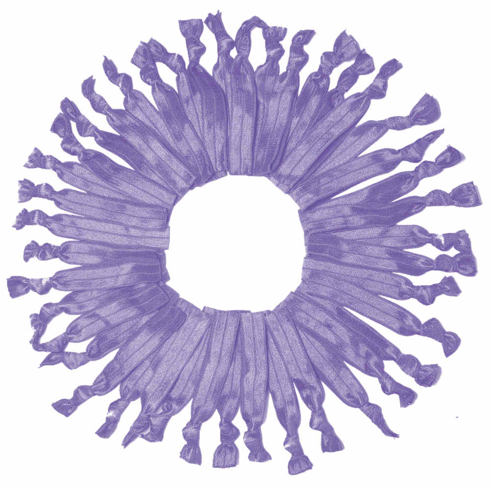 no-dent hair elastic ties - lavender