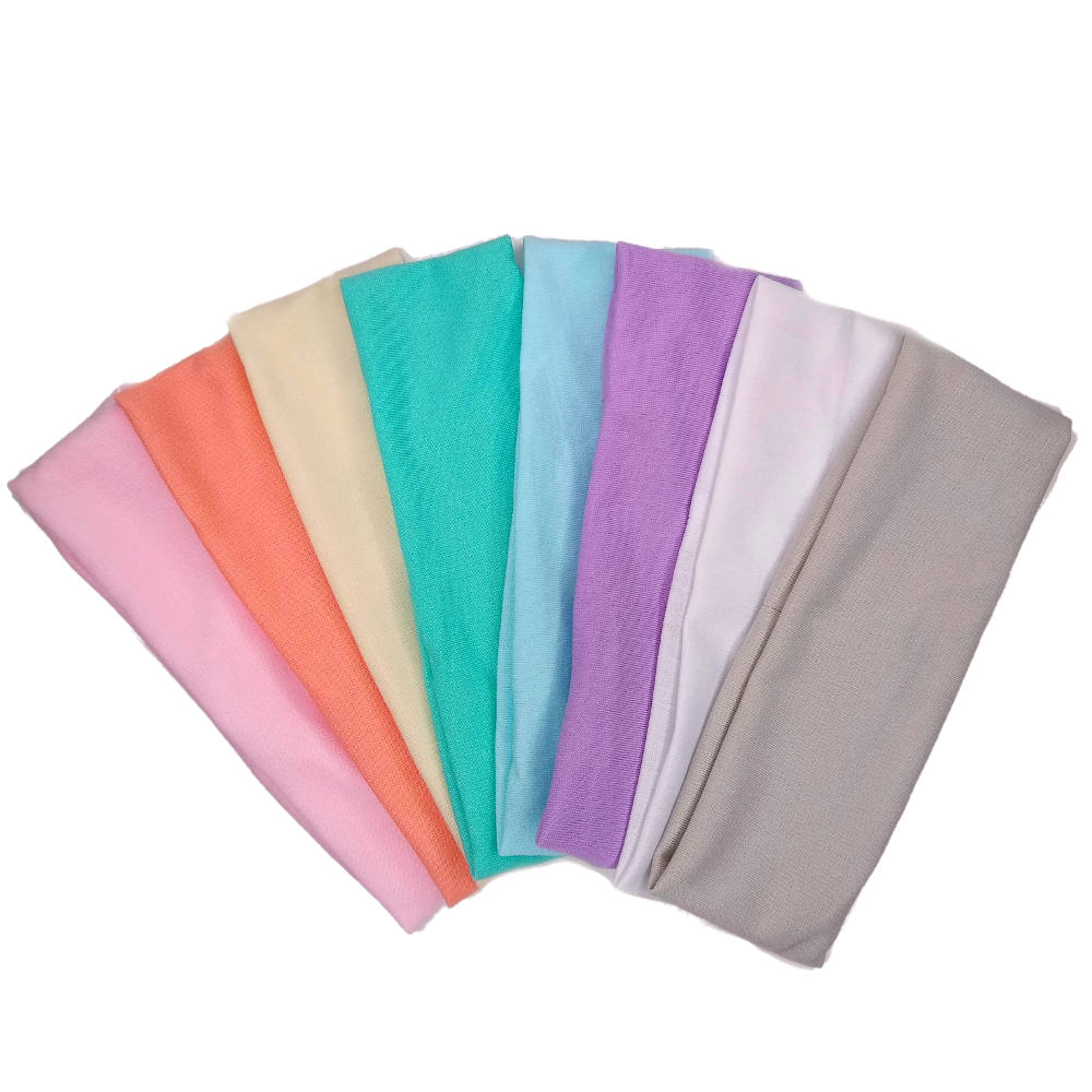 super soft knit headbands, pastel assortment