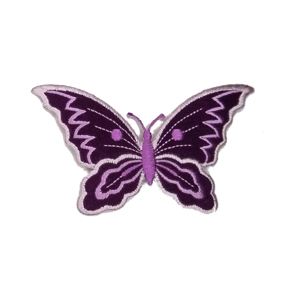 purple butterfly patch