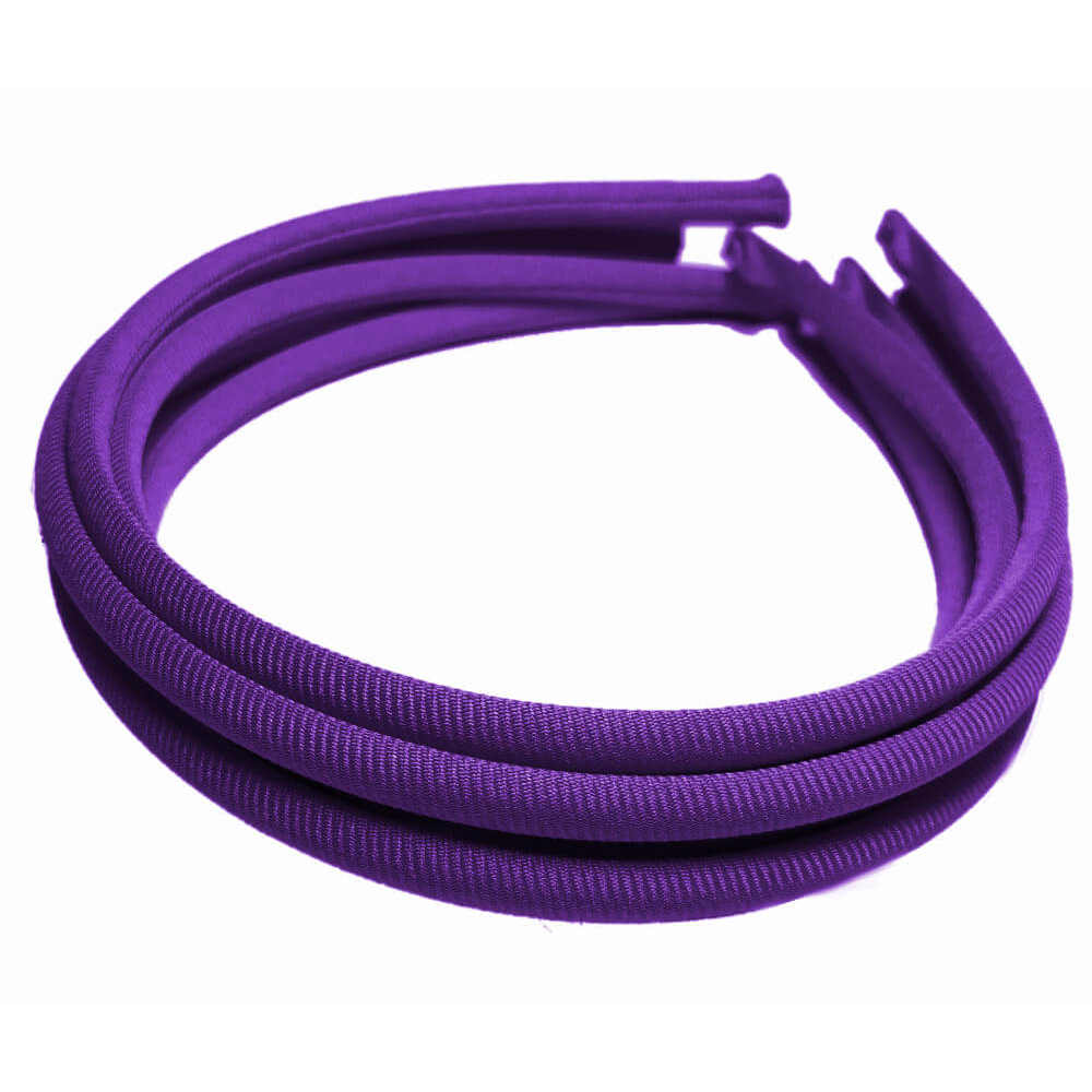 skinny matte headbands, purple