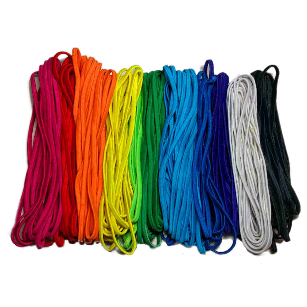 Skinny elastic headbands, rainbow assortment